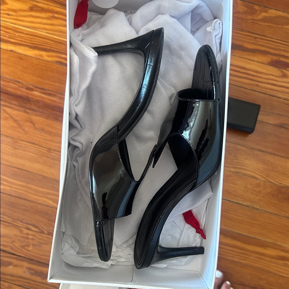 SCHUTZ Black Patent Heels